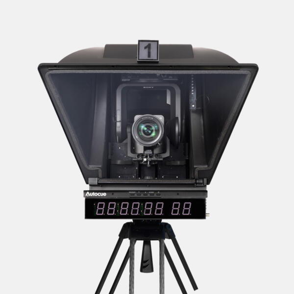 Clock & Tally Light Package on PTZ prompter